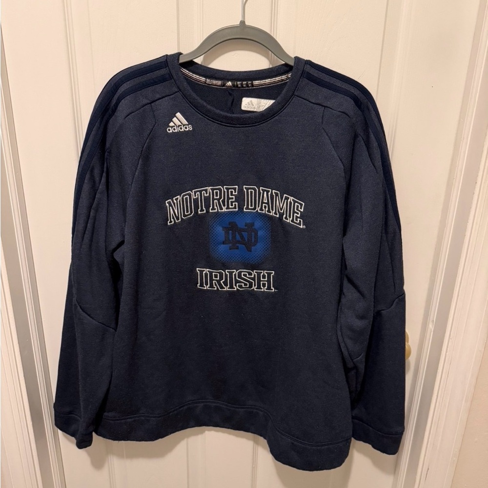Adidas Navy Notre Dame Men’s Sweatshirt